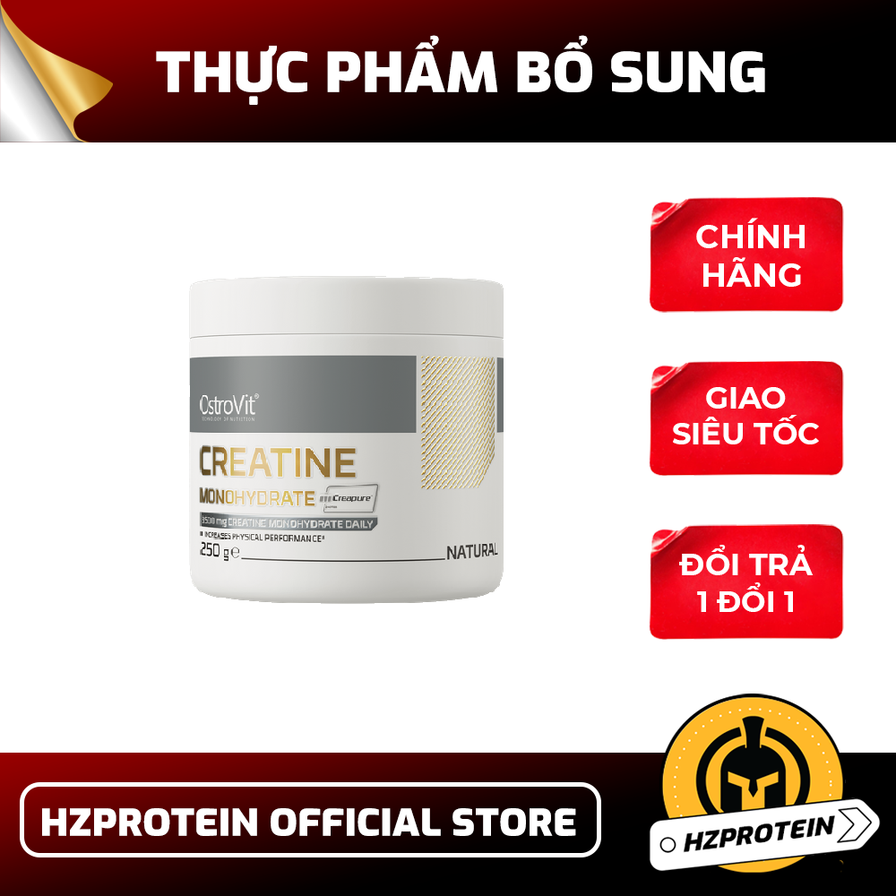 OstroVit Creatine Monohydrate Creapure (250g) - Tăng Cường Hiệu Suất Tập Luyện