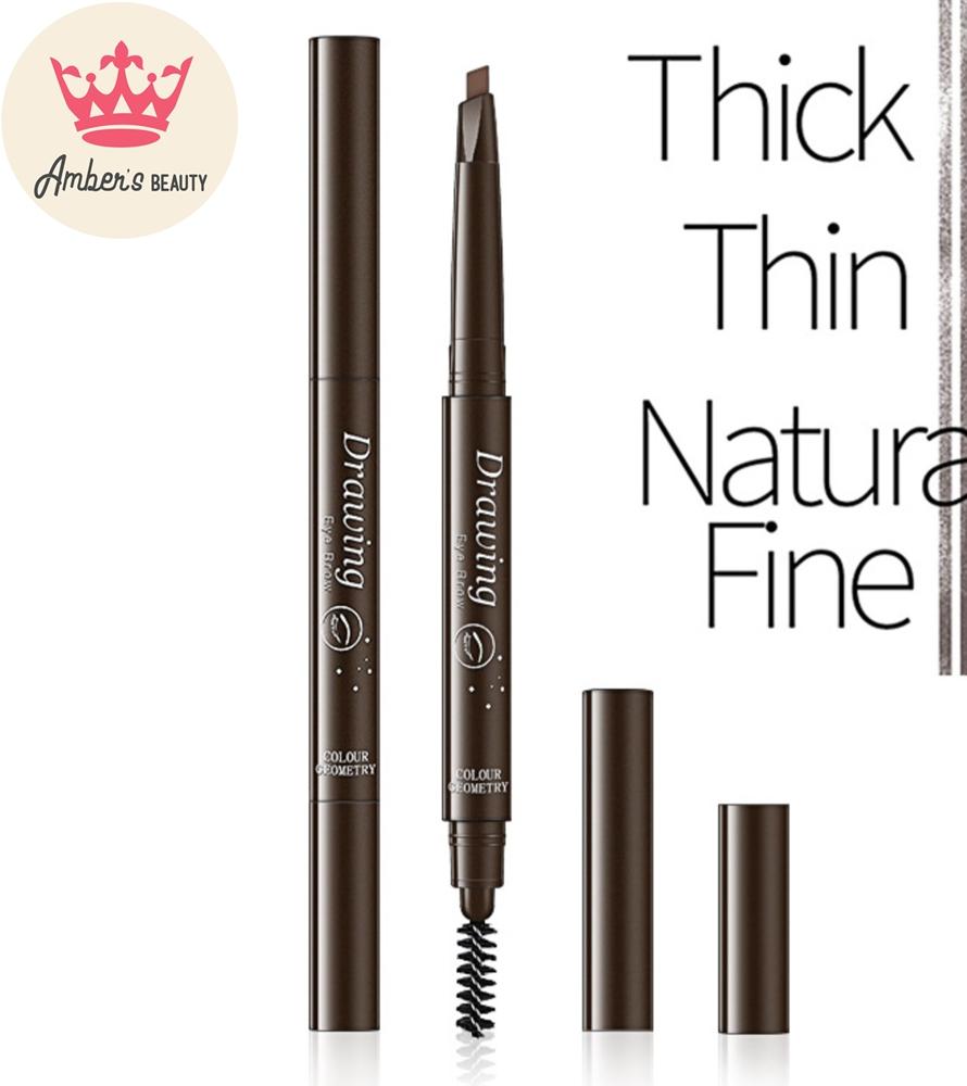 Điêu khắc chân mày Bút Kẻ Lông Mày Bút Chì Kẻ Mày eyebrow pencil  2 in 1 Chống Nước Không Trôi L0108