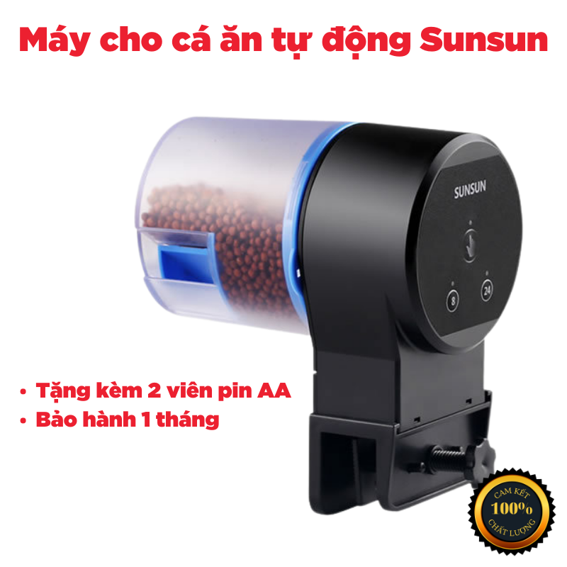 Máy cho cá ăn tự động hẹn giờ sunsun / Búp aqua