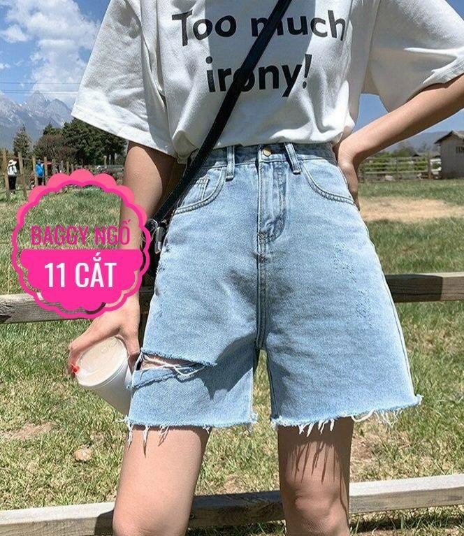 Quần jean lửng ống rộng đủ size,quần jean ngố-quần jean lửng ống rộng-ly store