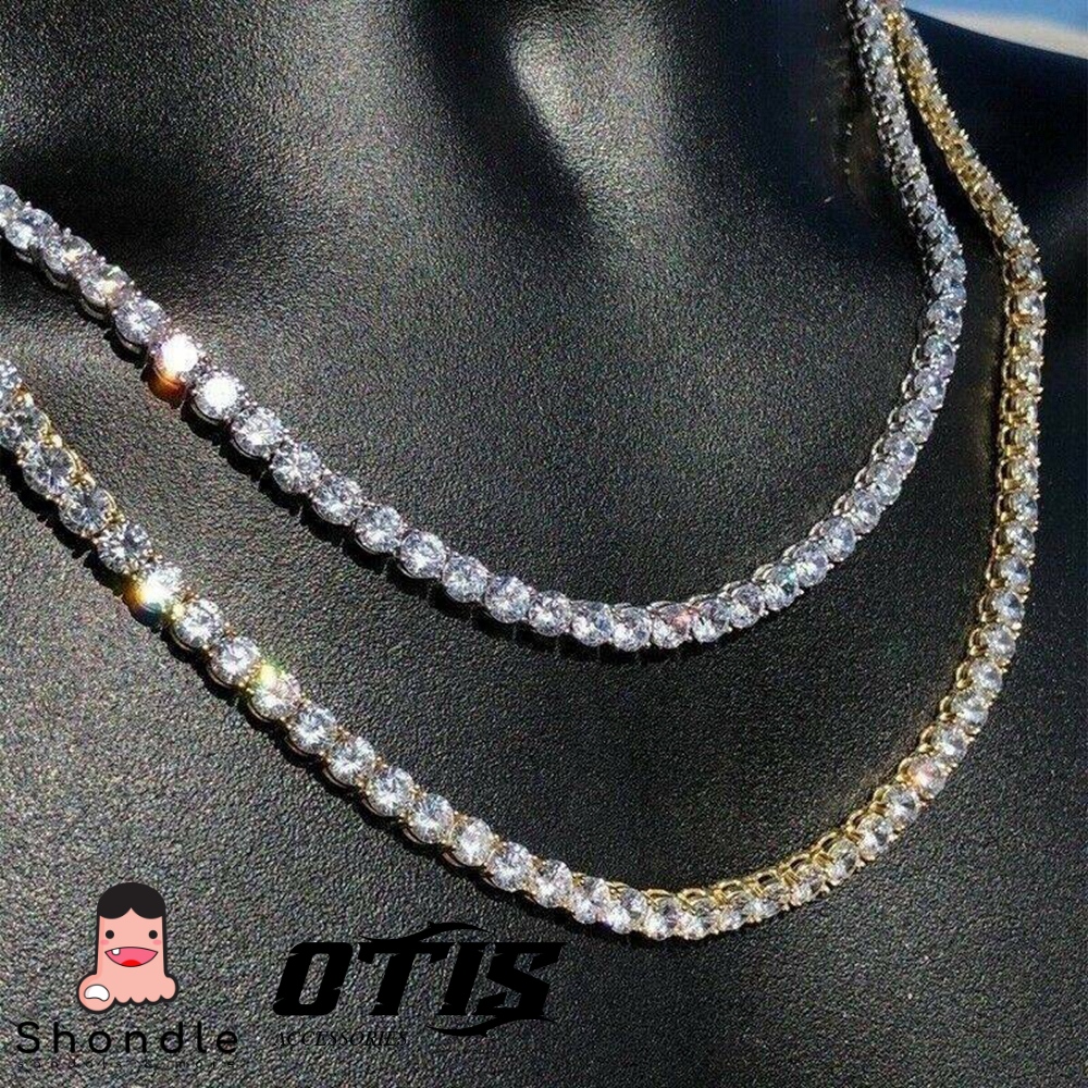 [Nhập Lazsohot2 - Giảm 40k/199k][HCM]Vòng Cổ Tennis cuban Unisex - Hàng Siêu Cấp