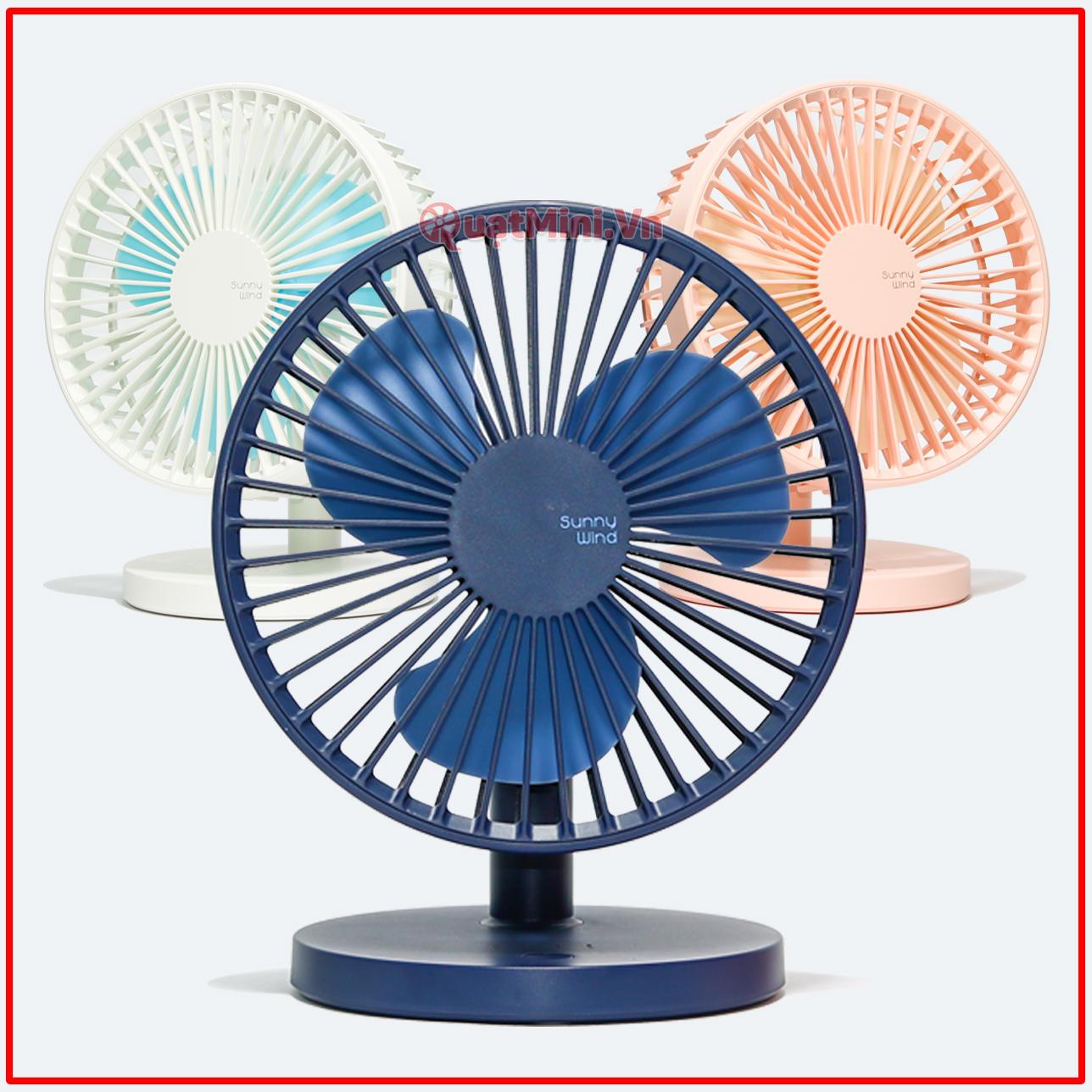 Quạt Sạc Để Bàn Mini - Hàn Quốc - Size Lớn -  Có Video