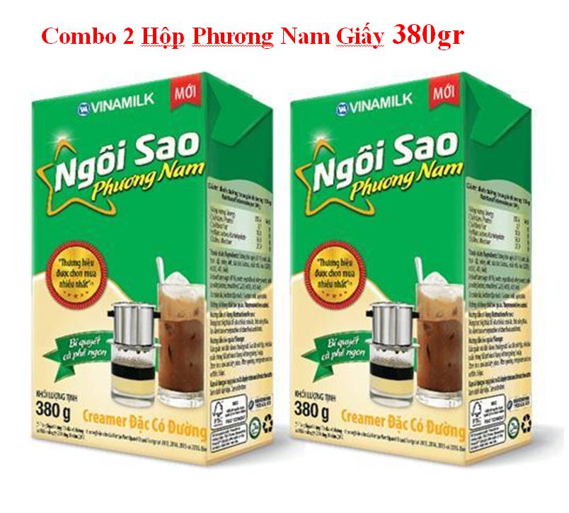Combo 2 Hộp Sữa Giấy Phương Nam 380gr - hộp nhỏ
