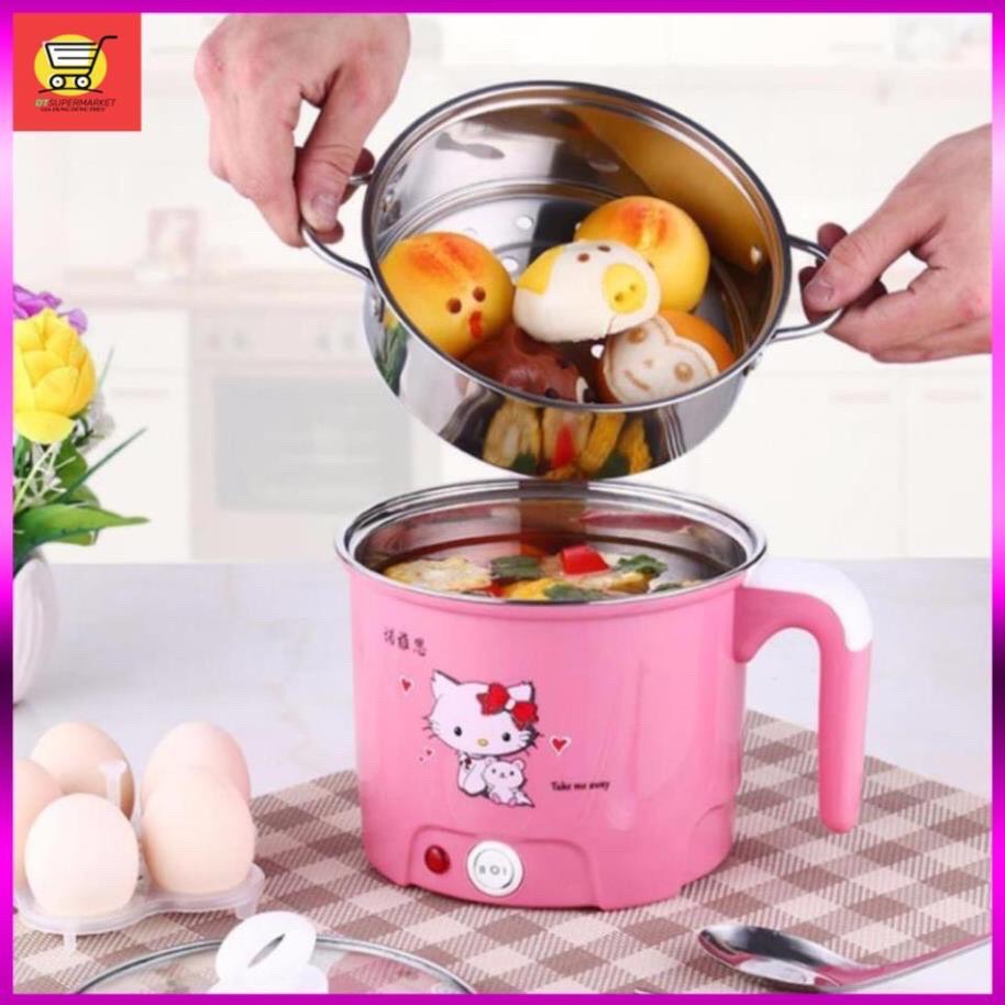 Ca nấu mì mini, nồi nấu mì, nồi nấu điện đa năng. Shop đăng kèm ảnh thật