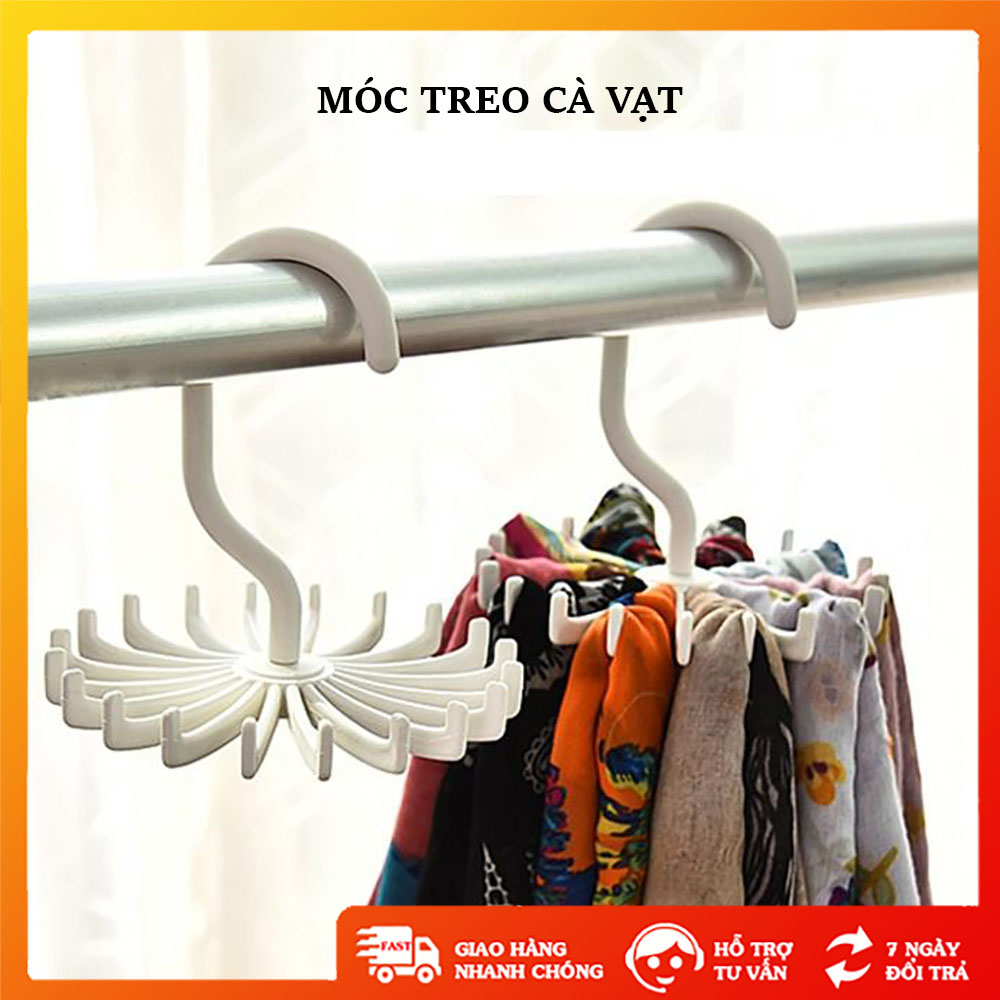 Móc treo đa năng treo được 20 món phù hợp cà vạt vớ khăn nhỏ chất liệu nhựa - GD1023