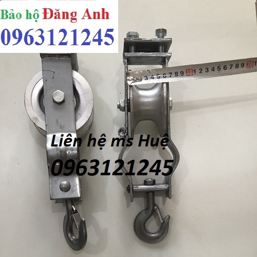 Puly kéo dây điện , Puly sắt 120x60mm