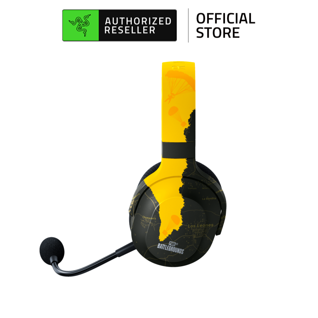 Razer Barracuda X - PUBG Edition Wireless Multi-platform Gaming and Mobile Headset | 2.4GHz Wireless + Bluetooth | Lightweight | 40mm Drivers | Detachab