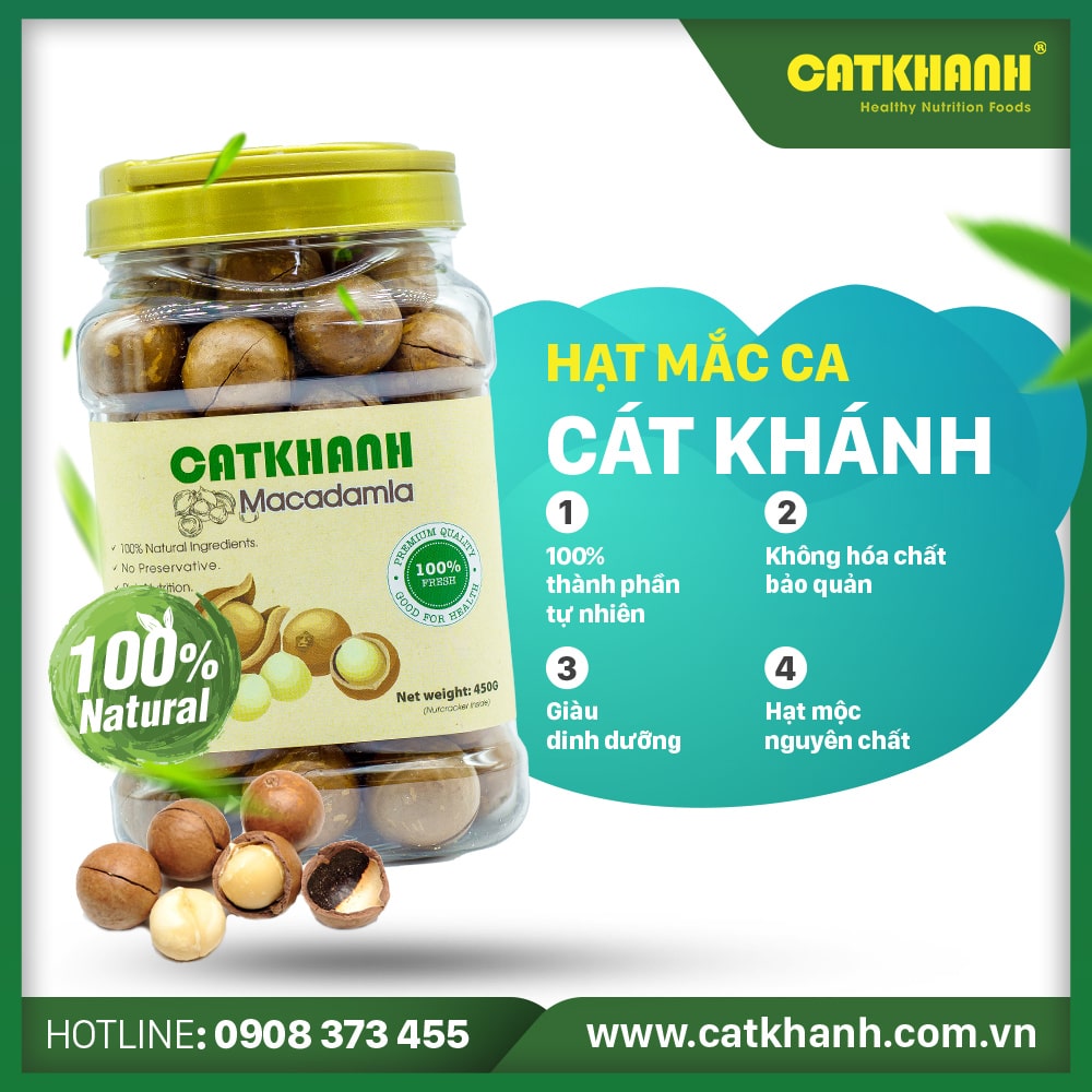 Hạt macca hủ 450gr - Giao nhanh