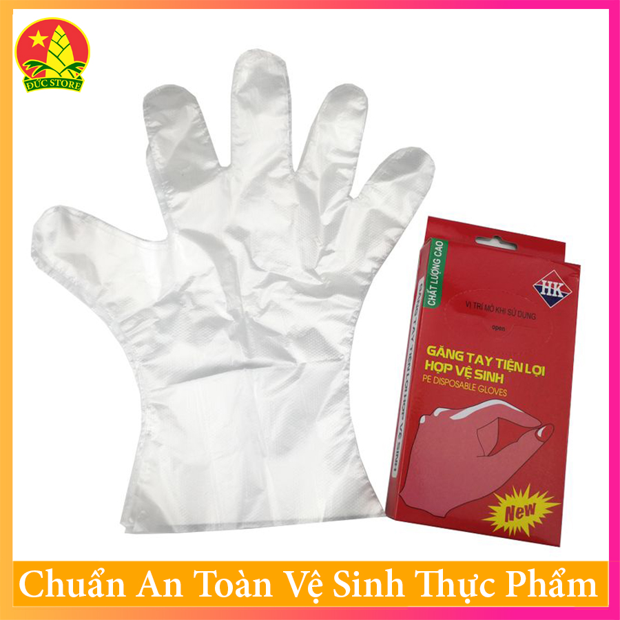 Găng tay nilon siêu dai chế biến thực phẩm.Đảm bảo vệ sinh an toàn thực phẩm cho gia đình bạn SRV00022 (HÀNG VIỆT NAM CHẤT LƯỢNG CAO)