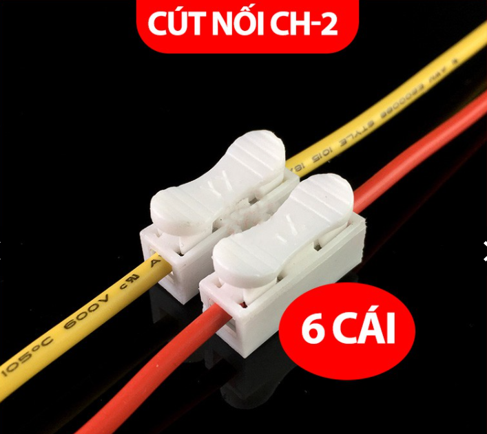 Cút nối điện đôi, kẹp nối điện ch2 ch-2