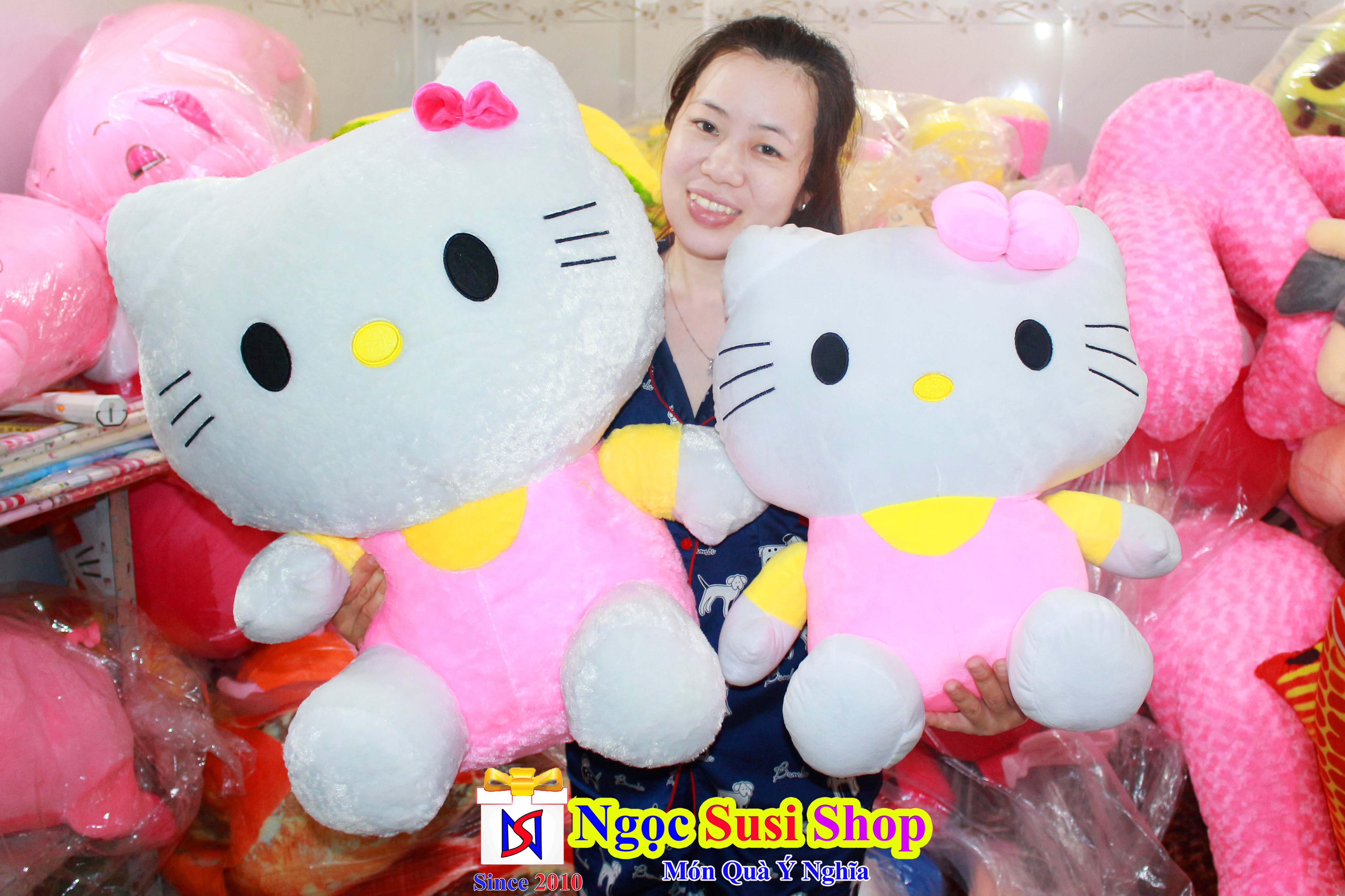 Gấu bông mèo siêu to khổng lồ