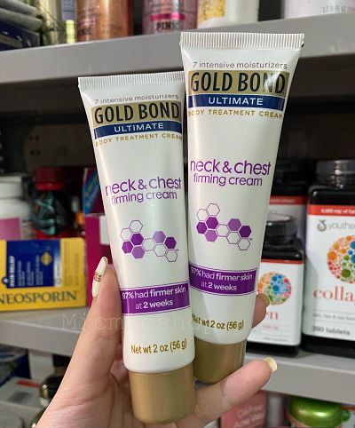 KEM DƯỠNG CỔ VÀ NGỰC GOLD BOND ULTIMATE NECK & CHEST FIRMING CREAM
