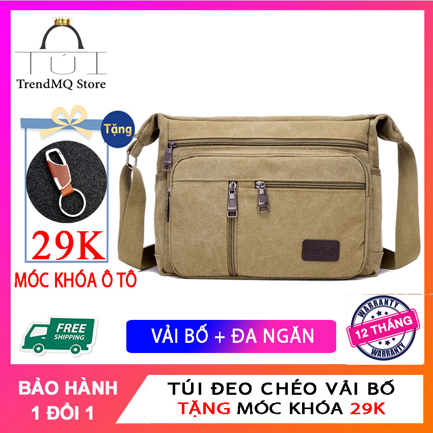 Túi Đeo Chéo Nam Vải Bố Tặng Móc Khóa 29k Freeship Túi Đeo Nam, Túi Đeo Chéo Nam Hàn Quốc, Túi Vải Bố, Túi Đeo Chéo Nam Thời Trang, Túi Đeo Chéo Nam Đẹp , Túi Đeo Chéo Nam Giá Rẻ,Túi Đeo Chéo Nam Vải Bố Thời Trang -Trendmq store