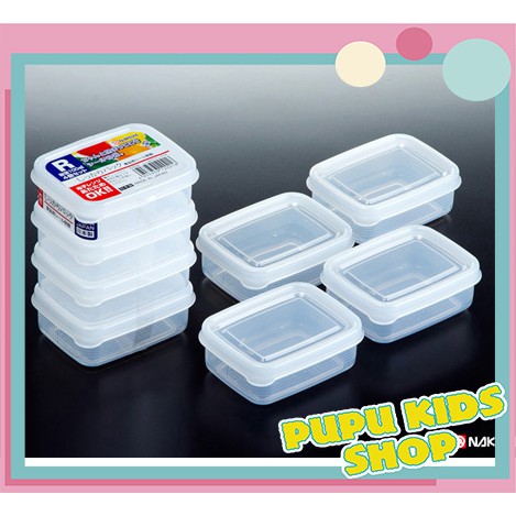 Set 4 hộp đựng thực phẩm Nakaya 100ml PUPU KIDS SHOP