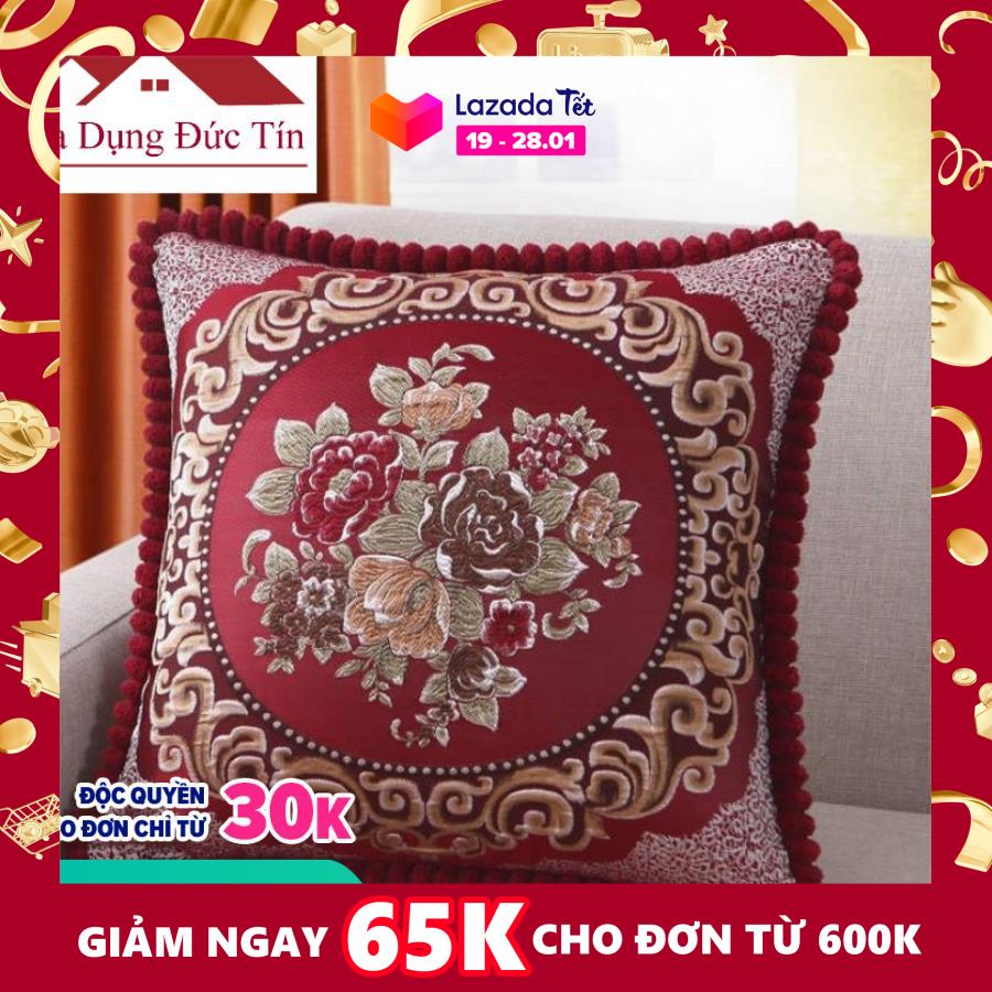 Vỏ gối sofa, Vỏ Gối tựa tây âu kích thước 45x 45cm( không kèm ruột gối)