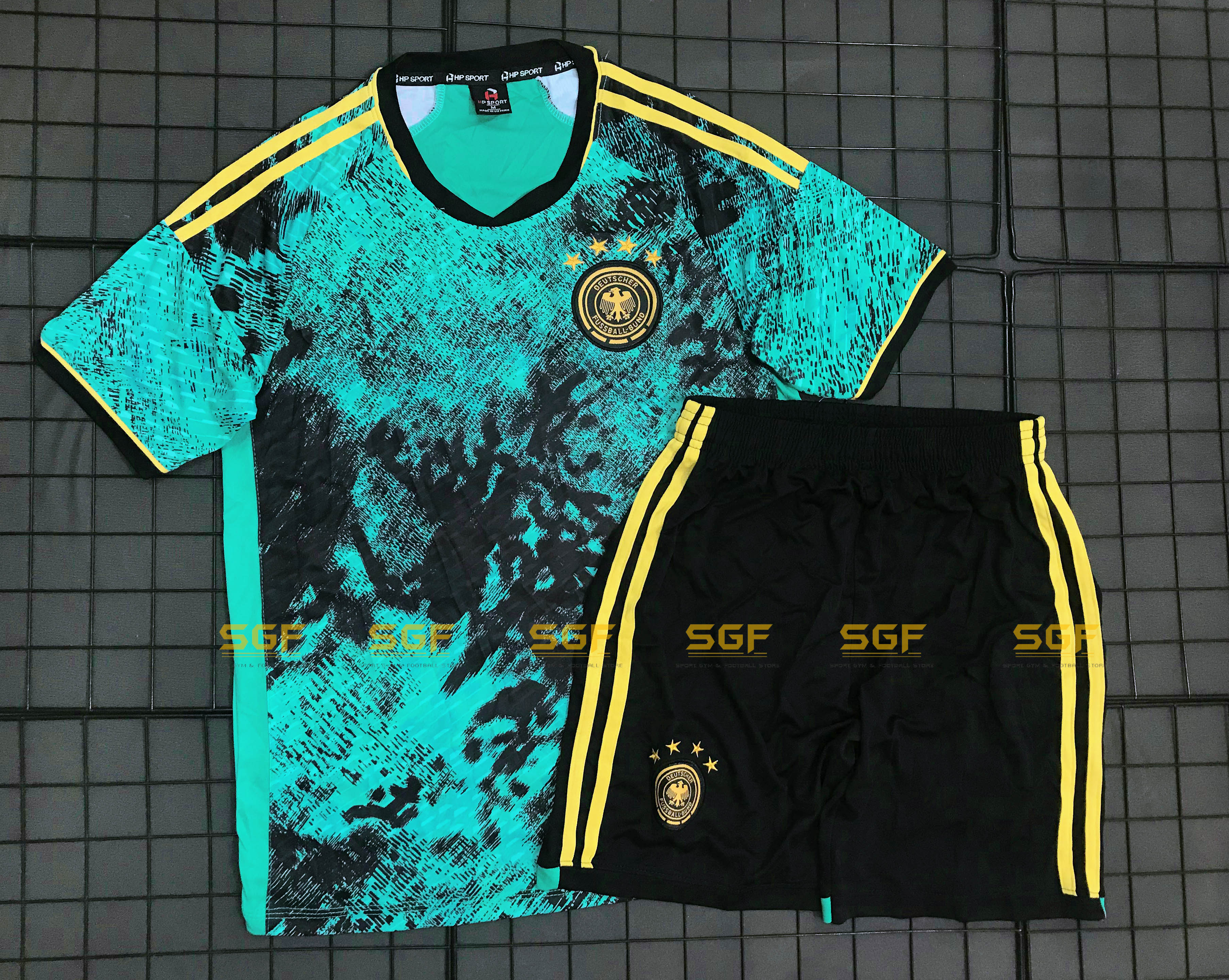 [HCM]Quần Áo Bóng Đá Tuyển ĐỨC xanh lá Fan Editions 2023