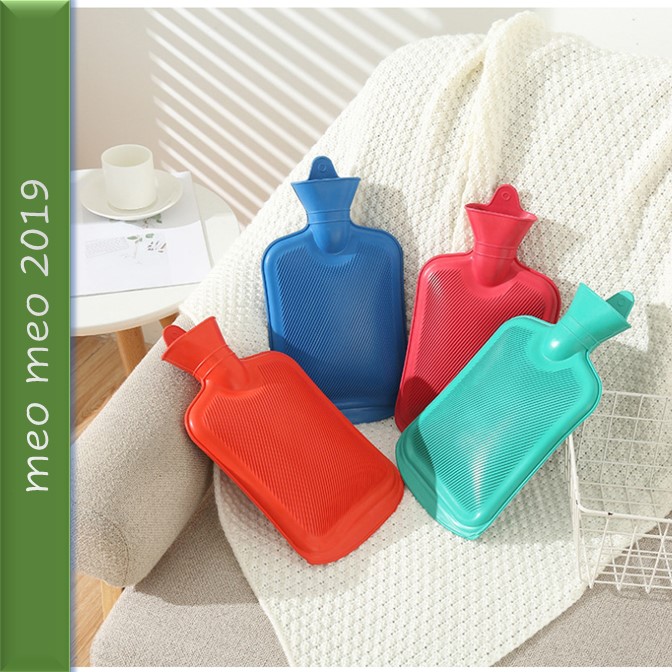 Túi chườm cao su nóng, lạnh cỡ lớn 2000ml chườm bụng giảm đau