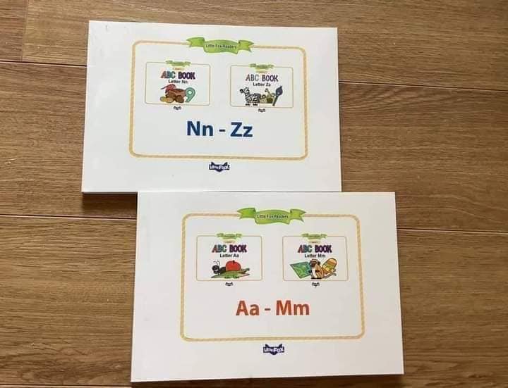 Đồ chơi cho bé học tiếng anh (Tặng kèm file nghe) Little fox ABC Book (laze A5)  2c
