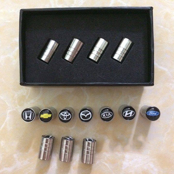 Đồng hồ trang trí nội thất trang trí taplo xe Nắp chụp van xe hơi có logo hãng xe Nắp Bảo vệ Van Bánh Xe ô tô xe hơi bằng kim loại có logo hãng xe.ô tô xe hơi thương hiệu xe nổi tiếng.