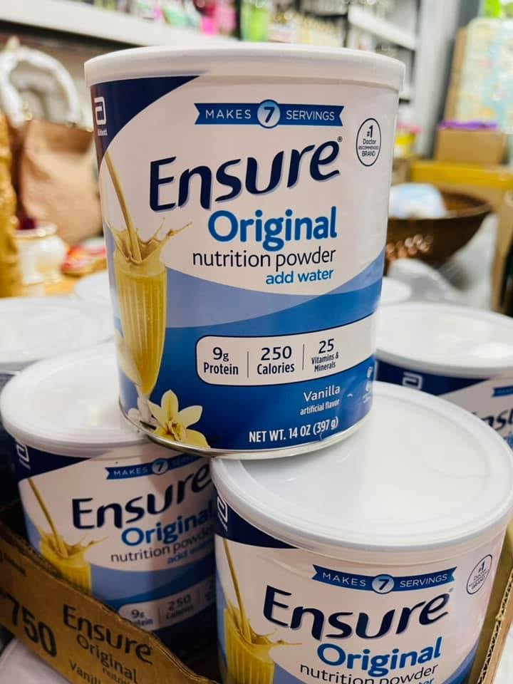Sữa ensure original dạng bột chính hãng usa date 2/25