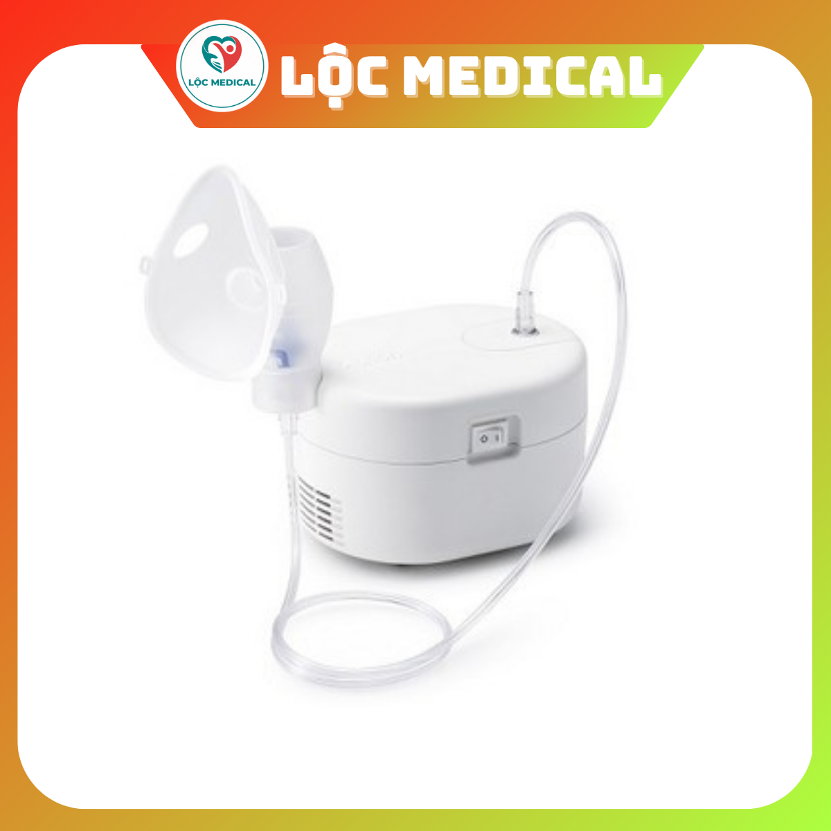 Máy xông khí dung omron ne-c106 - xông mũi họng, hỗ trợ hô hấp , hen suyễn