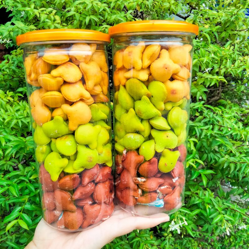 Bánh Gấu Nhân Kem Sữa 3 vị [ HÌNH THẬT  ] Lon Pet 420gr