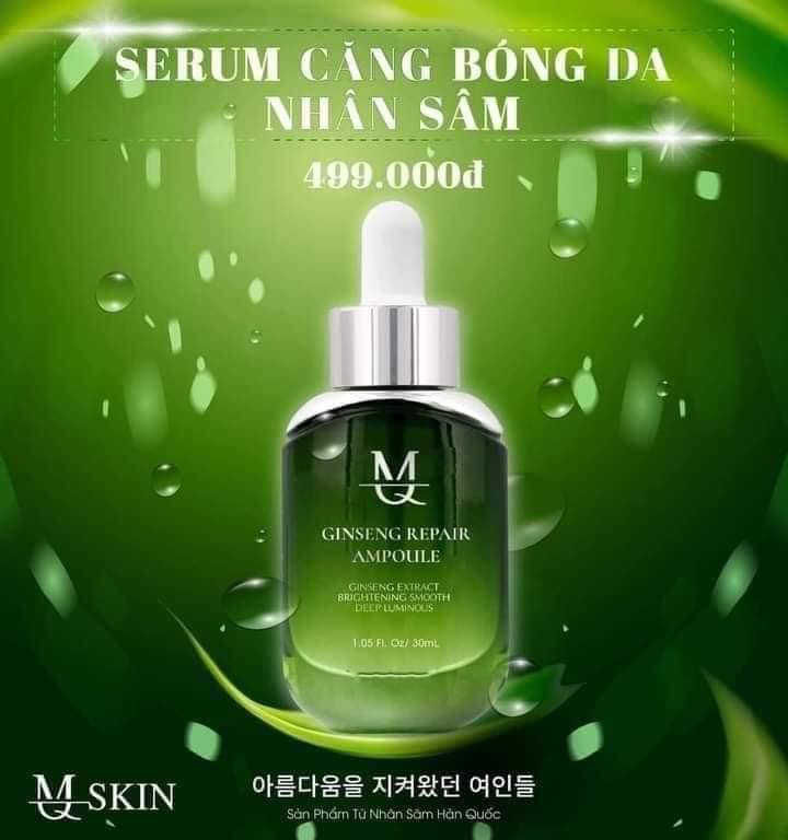 Serum căng bóng da nhân sâm MQSkin - Serum căng bóng MQ Skin - Ginseng repair ampoule