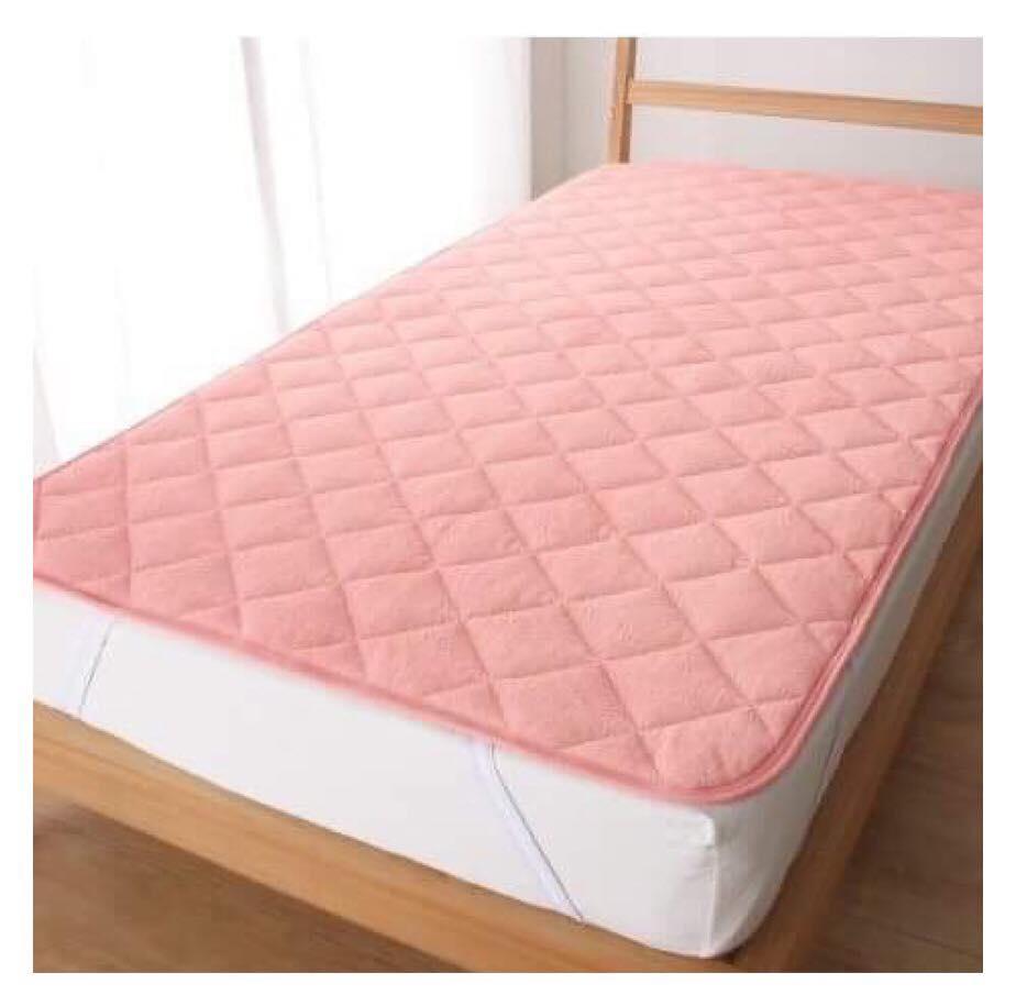 Thảm lông đa năng trải giường 1.8*2m( thảm chần gòn cao cấp màu hồng)