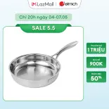 (SALE 5.5)Chảo Inox dập nguyên khối Elmich EL-2431OL Size 20,24,26cm
