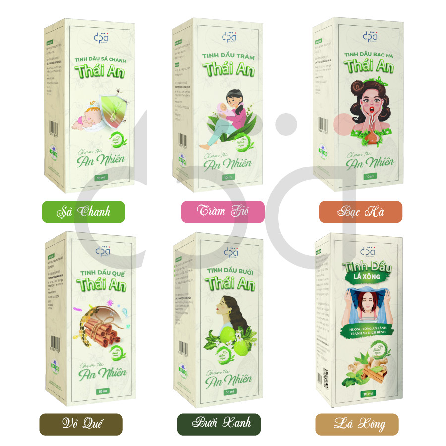 Tinh Dầu Thái An 10ml Thuần Chay - Tinh dầu Xông Hương, Khử Mùi