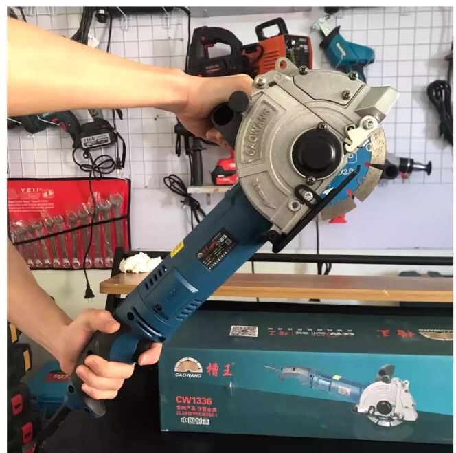 Máy cắt tạo rãnh tường một lưỡi caowang 1336 1800w- bảo hành 6 tháng