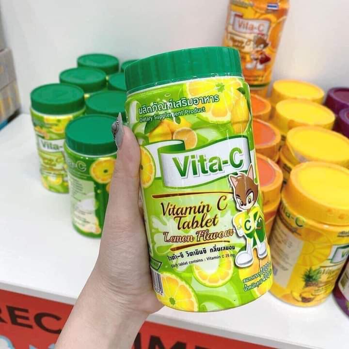 Vitamin C 1000 viên Thái Lan vị chanh mới