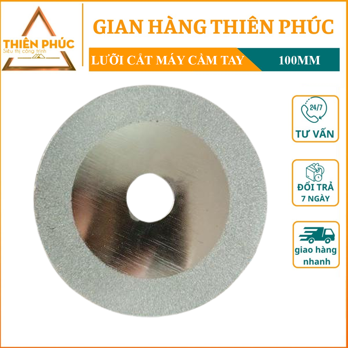 Đĩa cắt kính 100mm, lưỡi cắt kính dùng cho máy cắt cầm tay