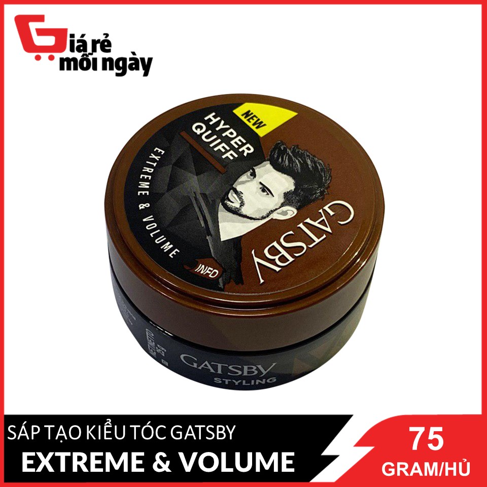 Sáp tạo kiểu tóc Gatsby Extreme & Volume 75g