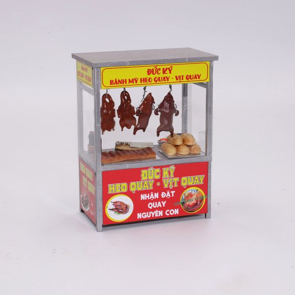 Mô hình sài gòn tí hon - xe bánh mì heo quay - hr12