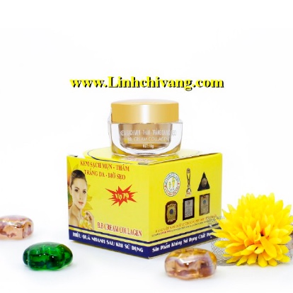 Kem sạch mụn thâm linh chi vàng 15g