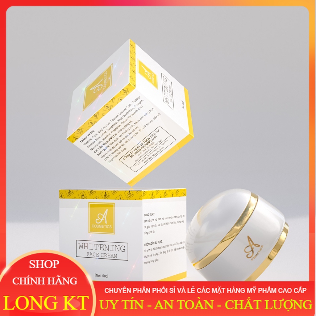 [Mỹ phẩm Chính hãng - A cosmetics Phương anh]  Kem Face Pháp Mềm A 50gr - Kem Face Pháp Acosmetics Mẫu Mới 2020 Mỹ phẩm Phương anh