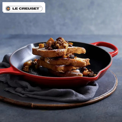 France LE CREUSET enameled cast iron round skillet skillet steak steak frying pan single handle pan 26cm