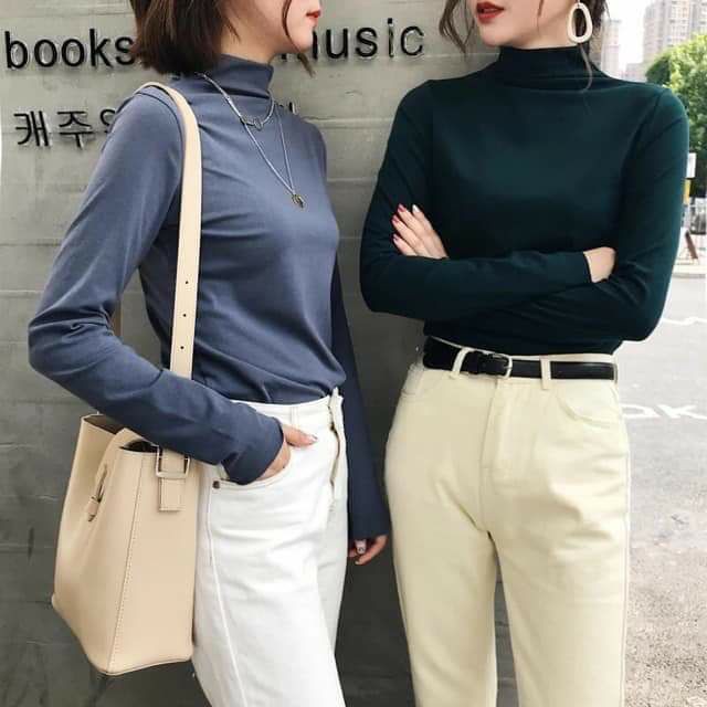 Áo GIỮ NHIỆT LÓT NỈ cho bạn nữ màu sắc trẻ trung tươi sáng