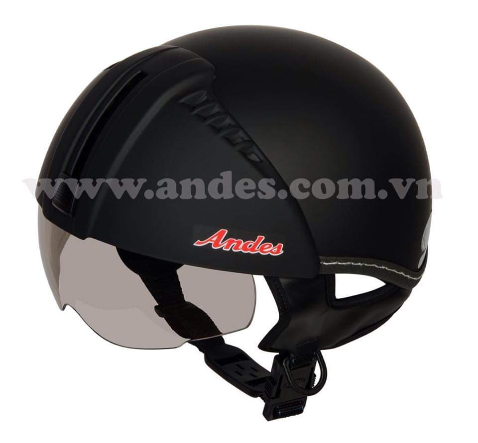 Mũ bảo hiểm andes 181 kính dấu/lòng nón 3s tháo giặt
