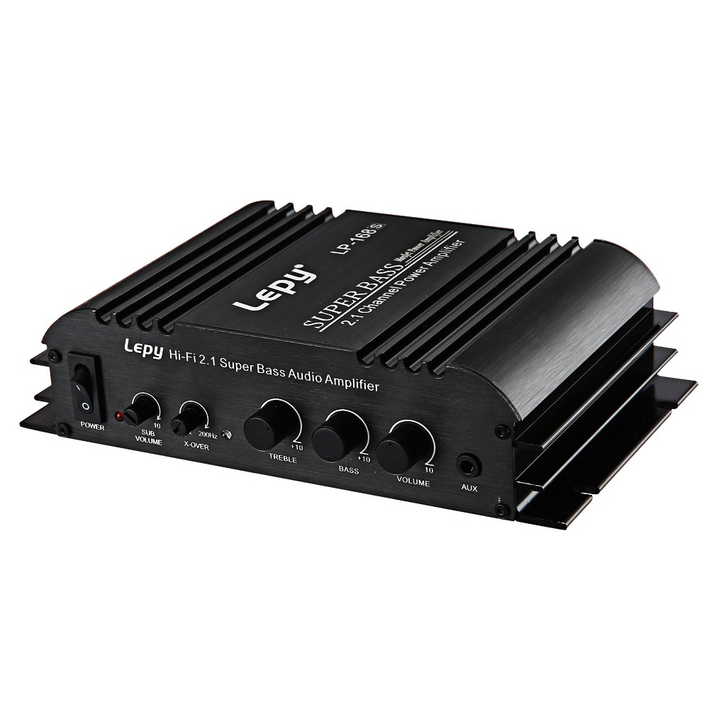 Bộ khuyếch đại âm thanh mini lepy lp-168s 2.1 kèm nguồn