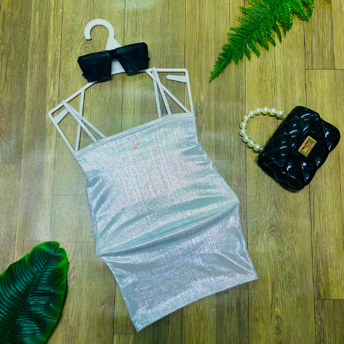 Đầm Bé Gái Chất Thun Cotton Kiểu Ánh Nhũ Kim Tuyến Đầm Body Cho Bé Gái Từ 6 Tháng Đến 4 Tuổi