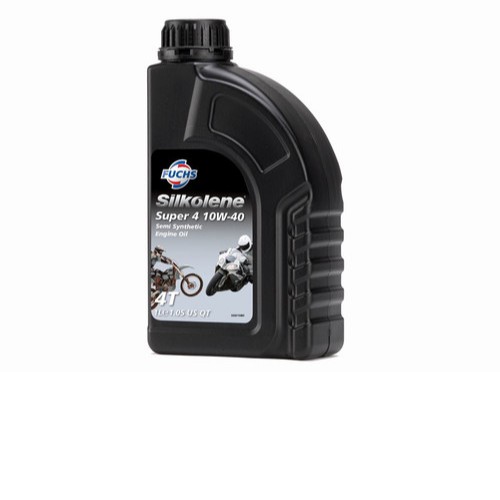 Nhớt xe máy fuchs silkolene super 4 10w40 1 lít , fuchs 10w40