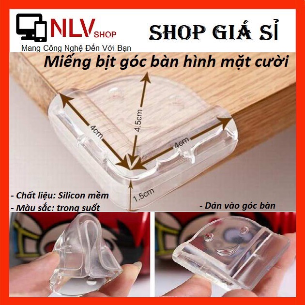 Nút Chống Vạ Chạm Góc Bàn Cho Bé Kiểu Chữ L ( 2 CÁI )