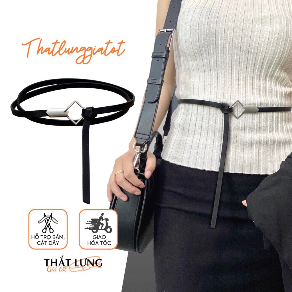 Thắt Lưng váy bản nhỏ cho nữ đai váy da xinh bản 1.5cm TL402 - Thắt Lưng Giá Tốt