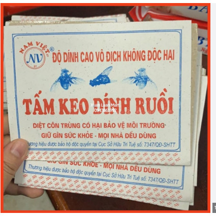 50 Miếng keo dính ruồi siêu dính giá rẻ