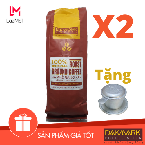 Combo 1kg Cà phê Robusta Honey DakMark - Cà phê nguyên chất