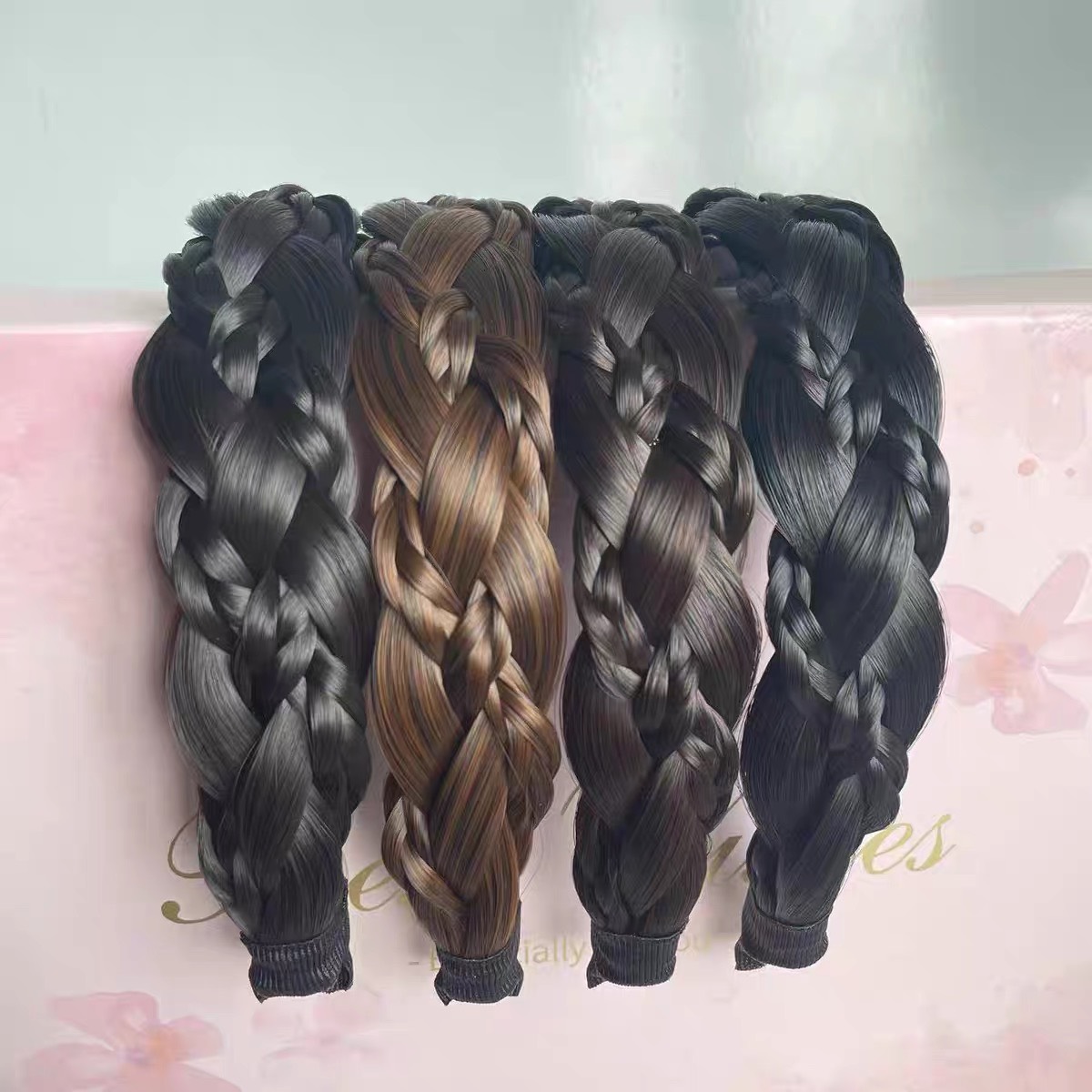 Bờm Cài Tóc Bện Tóc Giả Cao Cấp Mẫu Mới-phukienteen