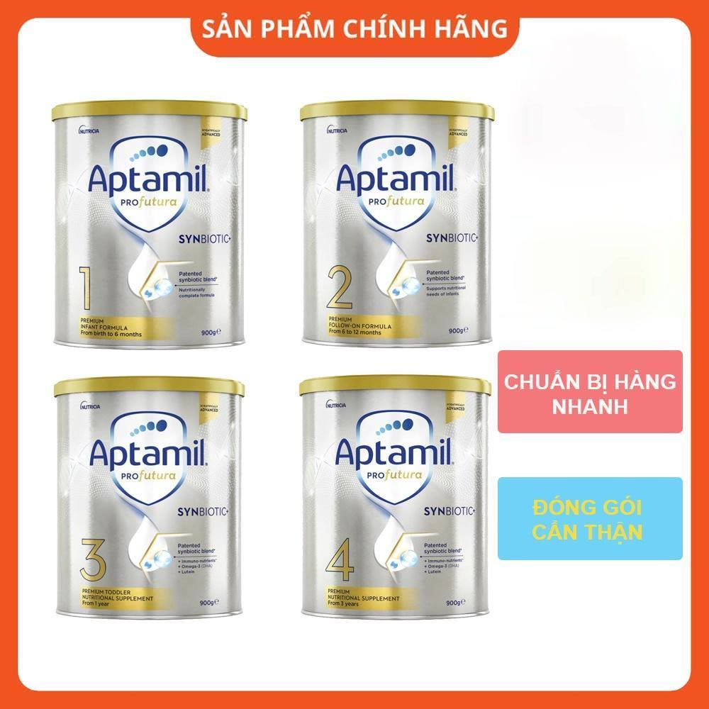 Sữa Aptamil Profutura Úc Số 1, 2, 3, 4 900g - Date 2023 Mẫu mới