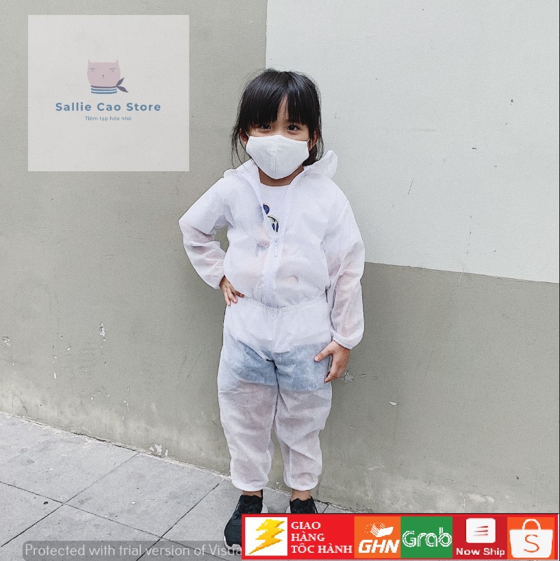 Đồ bảo hộ y tế trẻ em phòng chống dịch